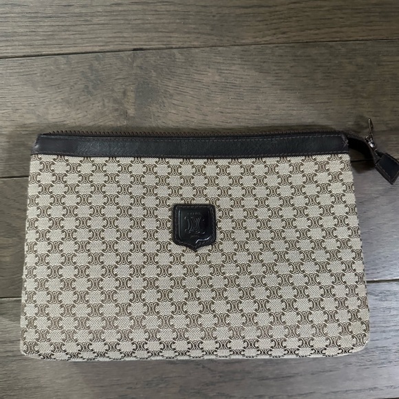 Celine Zipper Pouch Clutch - Picture 1 of 7